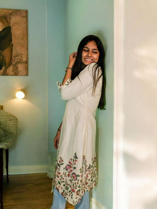 Aara – Garden Border Long Kurti