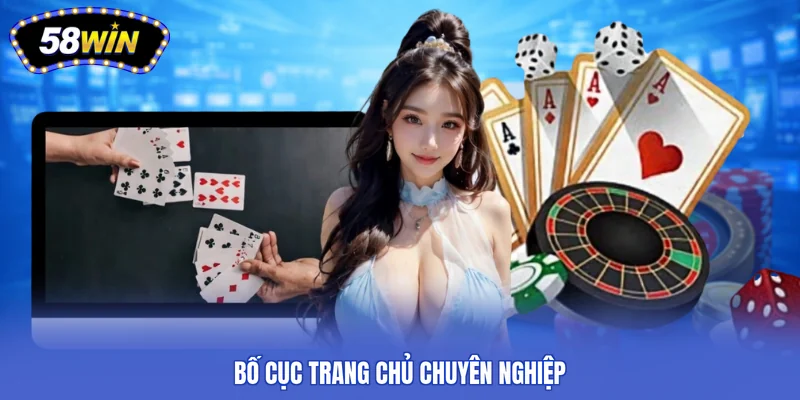 Bố cục trang chủ chuyên nghiệp